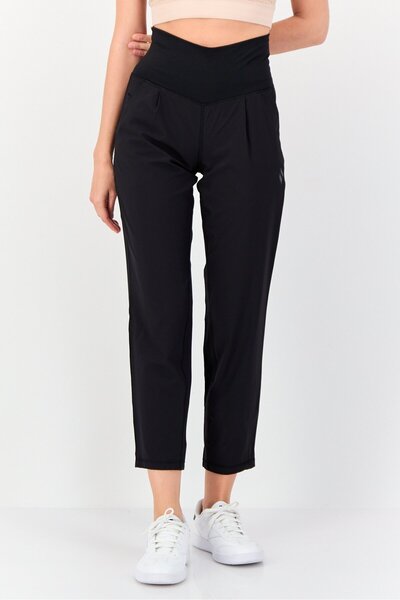 SKECHERS Women Sportswear Fit Training Track Pants, Black