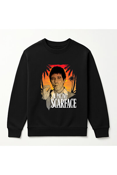 MAGORS سويت شيرت قطني للجنسين من SCARFACE-TONY MONTANA