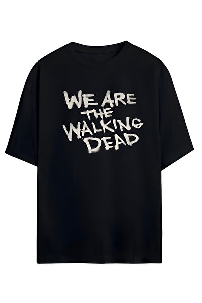 MAGORS THE WALKING DEAD TASARIMLI YÜKSEK BASKI KALİTELİ UNISEX YENİ SEZON OVERSIZE PAMUKLU T-SHIRT
