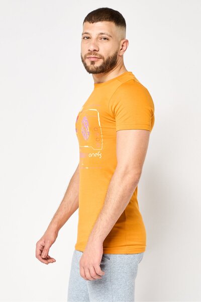 Puma Men Sportswear Fit Short Sleeves Outdoor T-Shirt, Orange