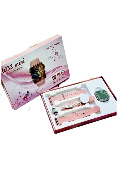 Generic W38 Mini Smart Watch for Women - Pink