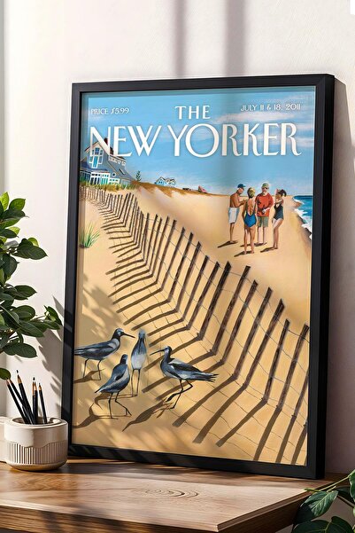 Saturn Tabloul cu rame The New Yorker 11 iulie 2011 - Tabloul păsărilor de plajă