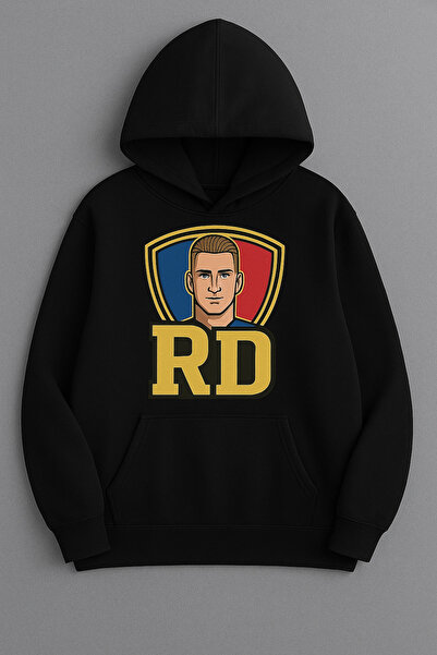 CLASSY.MODA România Echipa Națională RD Design 3 Thread Hoodie Kangaroo Pocke...