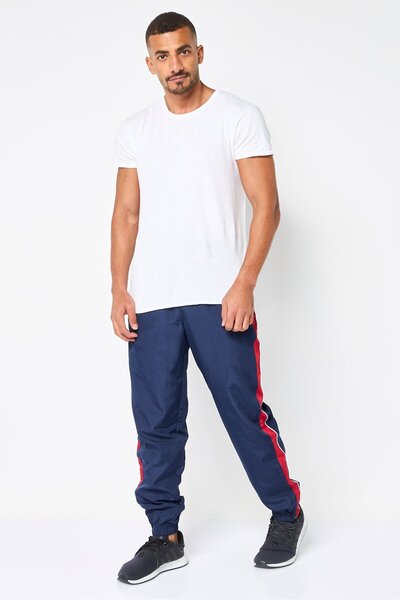 FILA Men Sportswear Fit Training Track Pants, Navy Blue