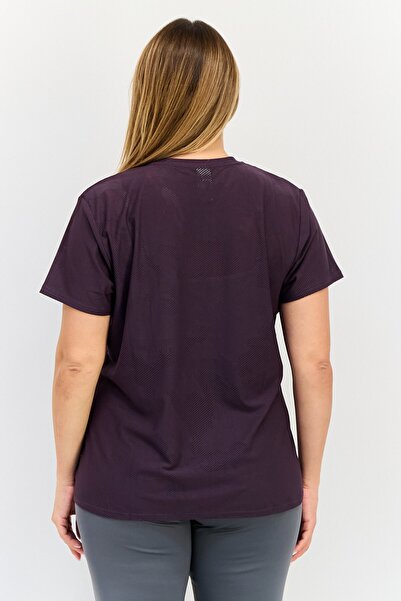 New Balance Women Sportswear Fit Short Sleeves Training T-Shirt, Purple