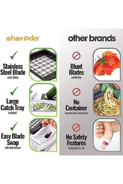 sharpdo Sharbedo Multifunctional Vegetable Cutter, 22 Pieces