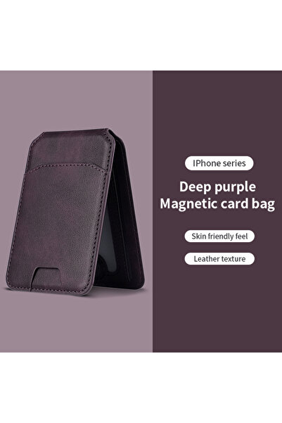 Choice 3 حافظة جلدية مغناطيسية فاخرة من ماج سيف لهواتف آيفون 16 15 14 13 12 ب...