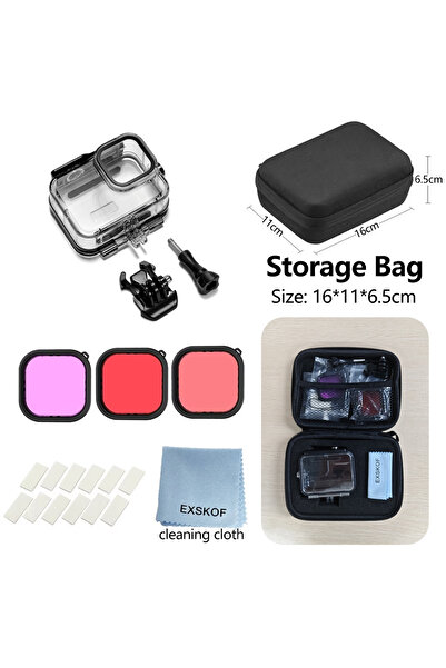 choice2 add 1x Storage Bag Hero 13/12/11/10/9 Waterproof Case Housings Diving...