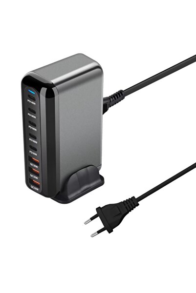 Choice شاحن سريع 600 واط GaN 3.0 USB Type C الجديد من الاتحاد الأوروبي مع 8 م...