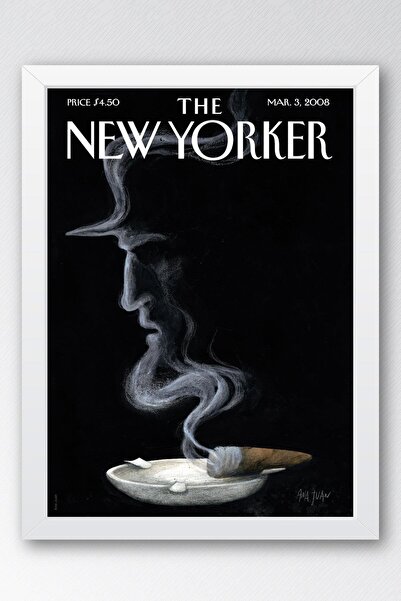 Saturn The New Yorker Рамкова картина 3 март 2008 г. - Картина с пура в облак...