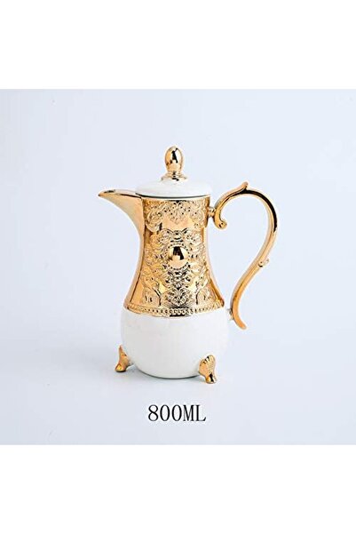 sharpdo Sharbedo Ceramic Bowl with Gold Coating, 800 ml