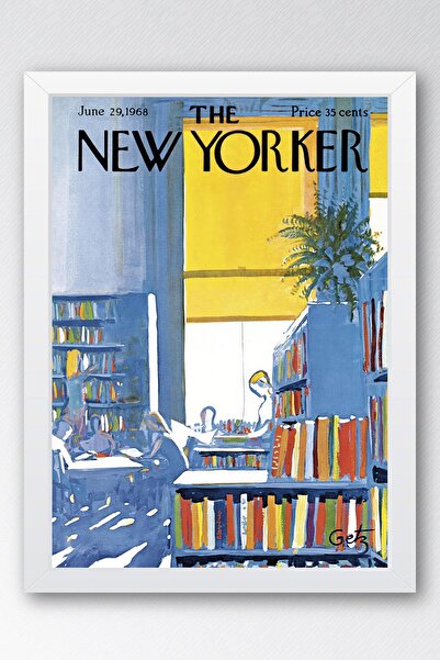 Saturn Pictură înrămată The New Yorker 29 iunie 1968 - Pictură Biblioteca Lib...
