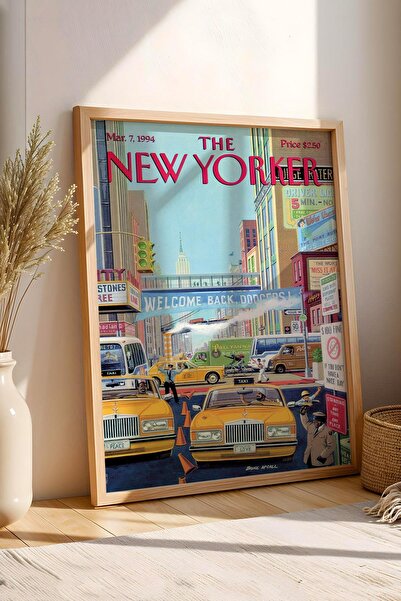 Saturn Tabloul înrămat The New Yorker 7 martie 1994 - Mark Ulriksen Bine ai v...