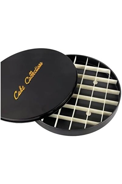 Arabest Dessert Containers with Plastic Dividers, 35cm Non Stick Cake Collection, Gift for family friends