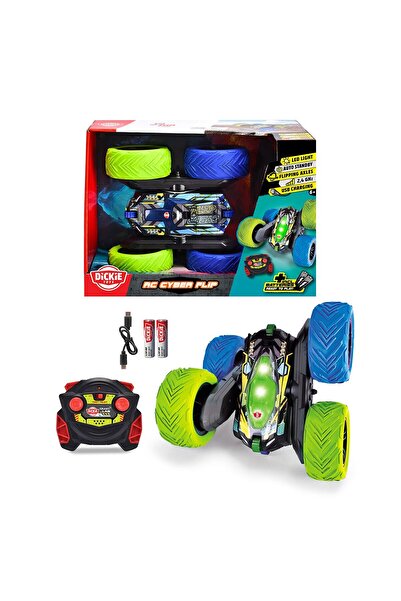 Simba RC Cyber Flip Akrobasi Araba, LED ışıklar, 360° dönüş ve hız 12 km/s!