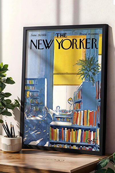 Saturn Pictură înrămată The New Yorker 29 iunie 1968 - Pictură Biblioteca Lib...