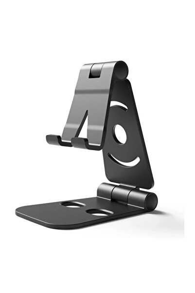 Choice حامل هاتف محمول قابل للطي باللون الأسود، قابل للتعديل بالكامل، حامل ها...