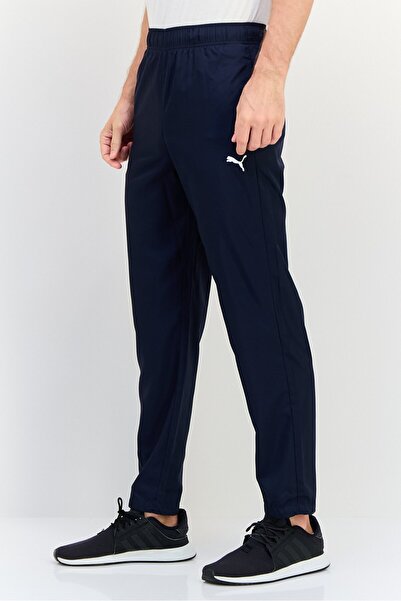Puma Men Regular Fit Training Woven Track Pants, Navy