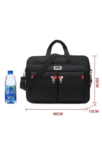 Choice7 حقيبة كمبيوتر محمول من قماش أكسفورد من الطراز 5 للرجال، حقيبة عمل كبي...