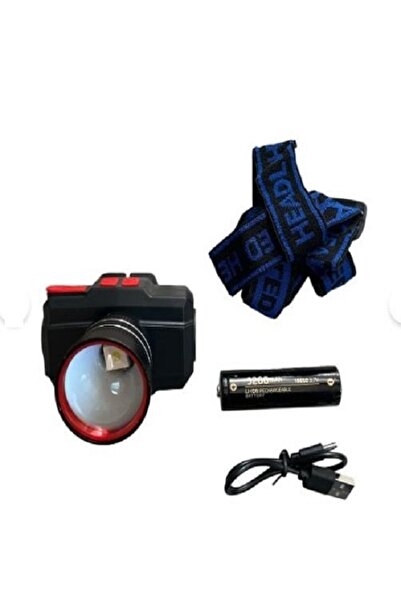 Genel Markalar WS-2035 15 Wat 1500 Lümen Teleskobik Zoomlu Şarlı Kafa Lambası