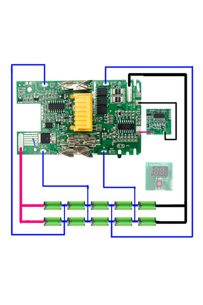 Choice BL1830B Lithium Ion Battery Case BMS PCBA DIY For Makita 18V 6.0Ah Shell Box Housings Charge Prot...
