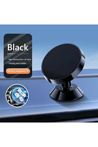 Choice حامل هاتف مغناطيسي للسيارة قابل للدوران باللون الأسود، حامل مغناطيسي ل...