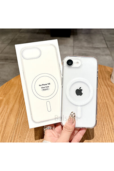 Choice جراب Magsafe الأكريليكي الشفاف لهاتف iPhone 16e مع حزمة لهاتف iPhone 1...