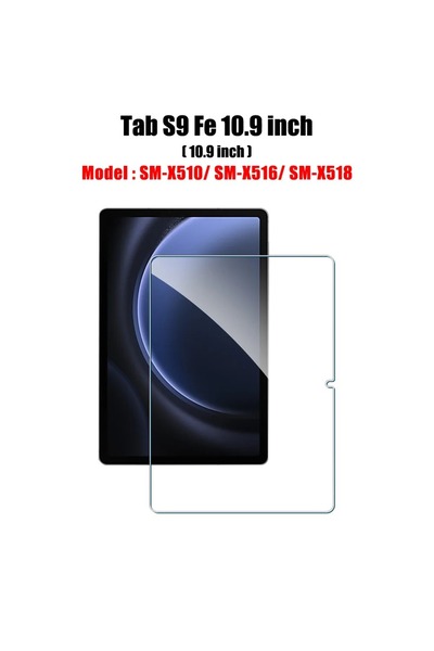 Choice Tab S9 Fe 10.9inch FASO Tempered Glass Screen Protector For Samsung Galaxy Tab S6 Lite A9 Plus S8 S9