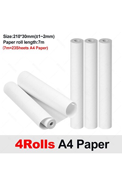 Choice 4 Rolls A4 Thermal Paper 20 Rolls Thermal Printing Paper 210*30mm for ...