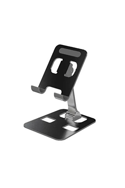 Choice1 black Universal Aluminum Alloy Portable Tablet Holder For iPad Adjustable Flexible Folding Lazy Desk