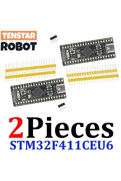 TENSTAR ROBOT 2pcs STM32F411 TNESTAR 2pcs STM32F411CEU6 Development Board STM32F411 Core Board Module STM32 Learni
