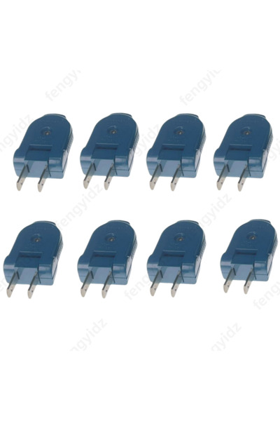 Choice أزرق، 8 قطع، fengyidz، 3/6/8 قطع، قابس طاقة قياسي أمريكي دوار بزاوية 9...