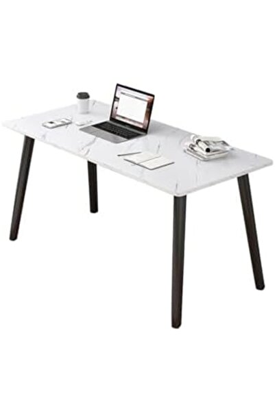 sharpdo Simple Computer Desk, Desktop Size 100 × 50 × 72 cm, White