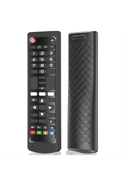 Choice Black Soft Silicone Remote Cover Luminous for LG AKB Series Durable Anti-Slip and Anti-Fall Protecto