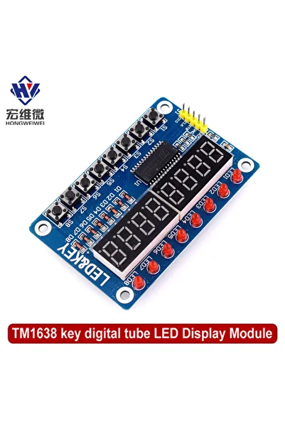 Choice TM1638 Module Key Display For AVR Arduino New 8-Bit Digital LED Tube 8-Bit