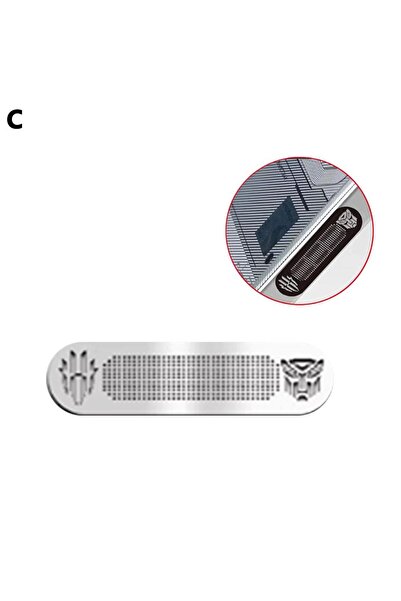 Choice ملصقات شبكية مقاومة للغبار باللون الفضي لهاتف نوبيا - غطاء شبكي معدني مضاد للغبار وفتحة سماعة الأذن، دقيق