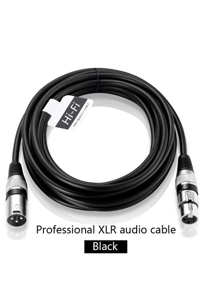 Choice42 1.5 Black XLR Male to Female Cable Professional Microphone Extension Cable For Recording Mixer Balan