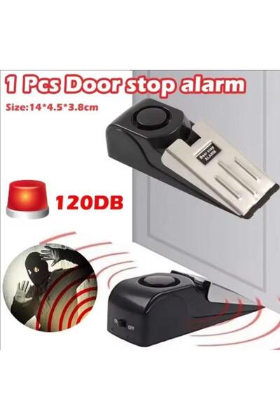 Choice Wireless Door Stop Alarm System 120dB Loud Home Security Anti-Theft Door Block System Portable Do...