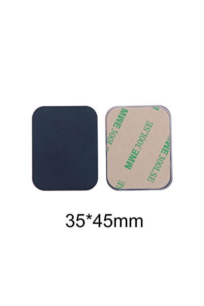 Choice 35x45mm JCD 10 قطع لوحة معدنية مغناطيسية سوداء لحامل هاتف السيارة ملصق...