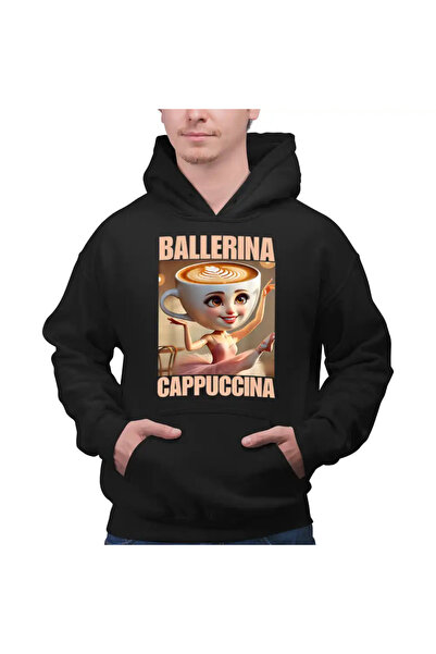 OEM Hanorac Barbati Brainrot Ballerina Cappuccina Italian Meme