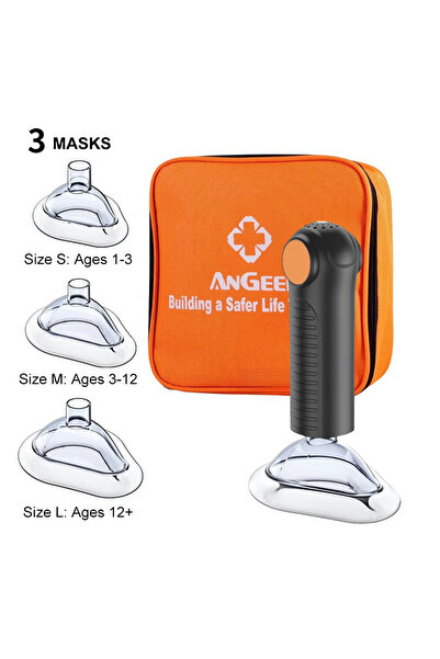 Choice شفاط هواء برتقالي محمول مضاد للاختناق، جهاز هايمليش طبي عالي الجودة لشفط مجرى الهواء للأطفال والبالغين