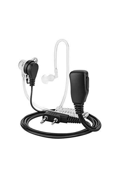 Choice سماعة رأس مزودة بميكروفون PTT ثنائي السنون وأنبوب صوتي سري داخل الأذن ...