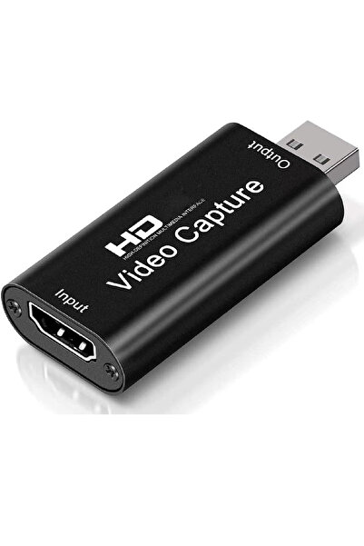 Choice بطاقة التقاط فيديو متوافقة مع HDMI بدقة 4K باللون الأسود، لوحة بث، التقاط USB 2.0 بدقة 1080 بكسل، جهاز التقاط البطاقات