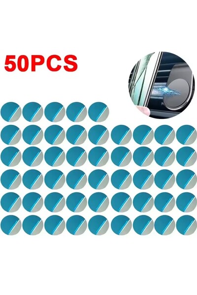 Choice 50Pcs 50/30/1PCS Universal Metal Plate for Magnetic Car Phone Holder Stands Adhesive Disk Iron Sheet
