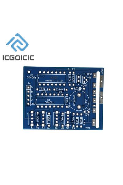 ICGOICIC 16 Music Sound Box Module - BOX-16 Electronic DIY Kit - Components for Soldering Practice & Ardui...