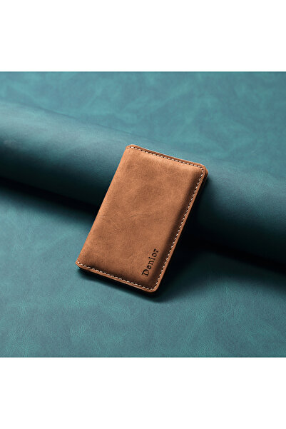 Choice حافظة بطاقات مغناطيسية من دينيور باللون البني لجميع وظائف ماج سيف، حاف...