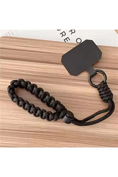 Choice4 Polyester Nylon Black Handwoven Adjustable Mobile Phone Universal Lan...