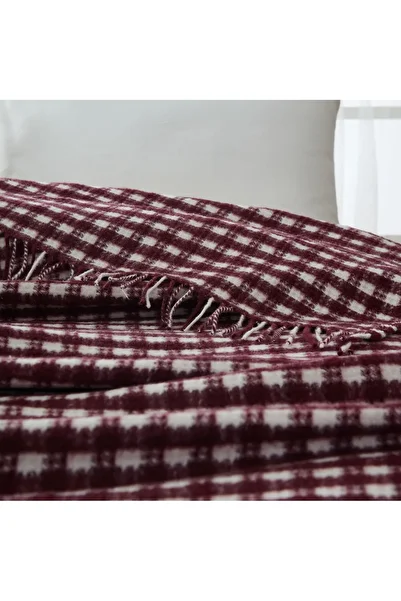 Viaden Bruno Double Acrylic Blanket 180X200 cm Claret Red