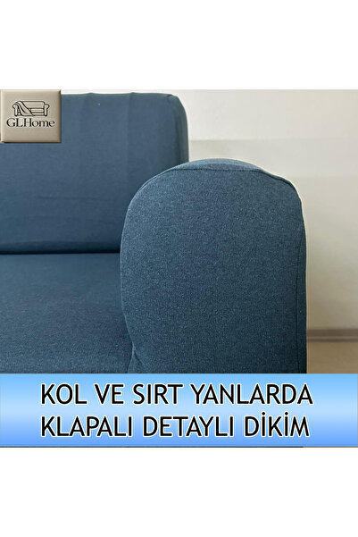 Home %100 PAMUK FRANSIZ KUMAŞ 3+3+1+1 KOMPLE GİYDİRME KANEPE&ÇEKYAT, BOHEM, PORTO, VB MODEL