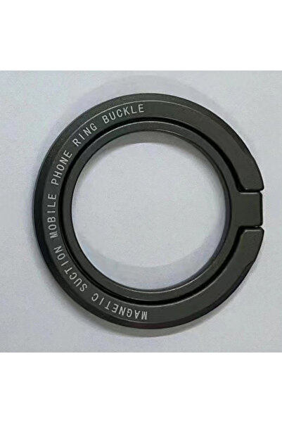 Choice حامل هاتف مغناطيسي أسود اللون من ماج سيف، حامل بإصبع يدور 360 درجة لأجهزة آيفون 16/15/14/13